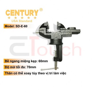 Ê tô | Eto kẹp bàn 50->80mm CENTURY SD-E-50 /  SD-E-60 / SD-E-80