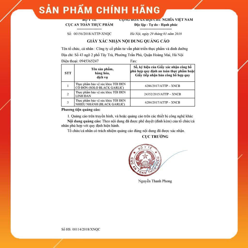 Tỏi Đen Linh Đan cao cấp 50gr