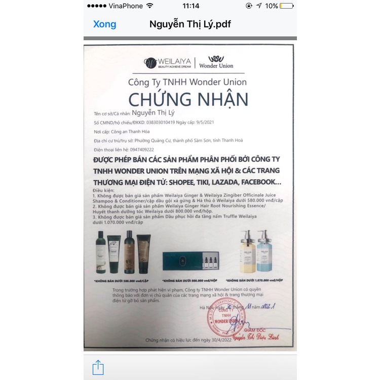 Bộ Dầu Gội Weilaiya Chính Hãng, Giảm Rụng, Kích Mọc Tóc, Gội Xả Size (400+250)ml | BigBuy360 - bigbuy360.vn