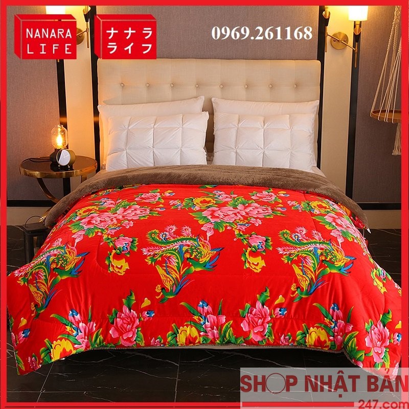 Chăn lông cừu Công Phượng Nanara Life Nhật Bản - Nhập khẩu chính hãng - Chính hãng