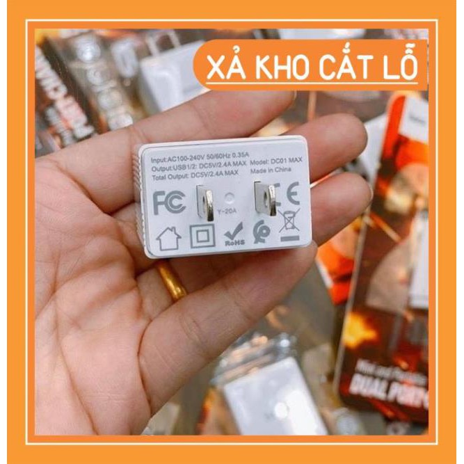 [FREESHIP] BỘ CÁP SẠC SIÊU NHANH - Củ Sạc Nhanh 2 Cổng DC01 Max Và Cáp Micro USB - PHỤ KIỆN CÔNG NGHỆ HÀ NỘI-40002