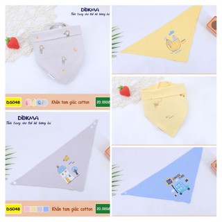 Dokma phụ kiện cho bé chất 100%cotton yếm- khăn tam giác ,yếm ăn dặm yếm bé trai
