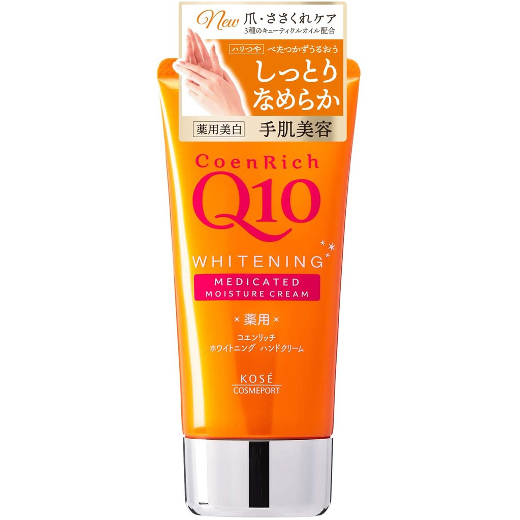 Kem dưỡng da tay Kose Coenrich Q10 Whitening Hand Cream - 80g