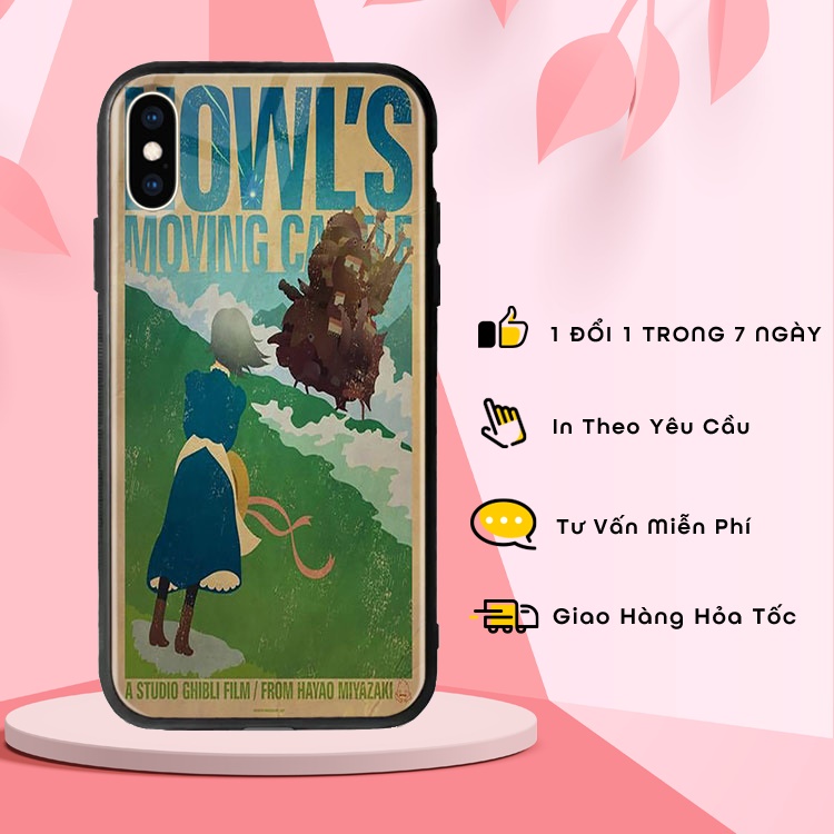 Ốp Xịn Hình Thiên nhiên - Lâu đài Howl Sang Chảnh VANITE Cho 6/6S/7/8/Plus/X/Xs/Xr/11/Pro/Max/12