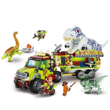 Lắp Ráp cuộc đi săn Khủng Long Dinosaur 523 Mảnh mã FC 3721