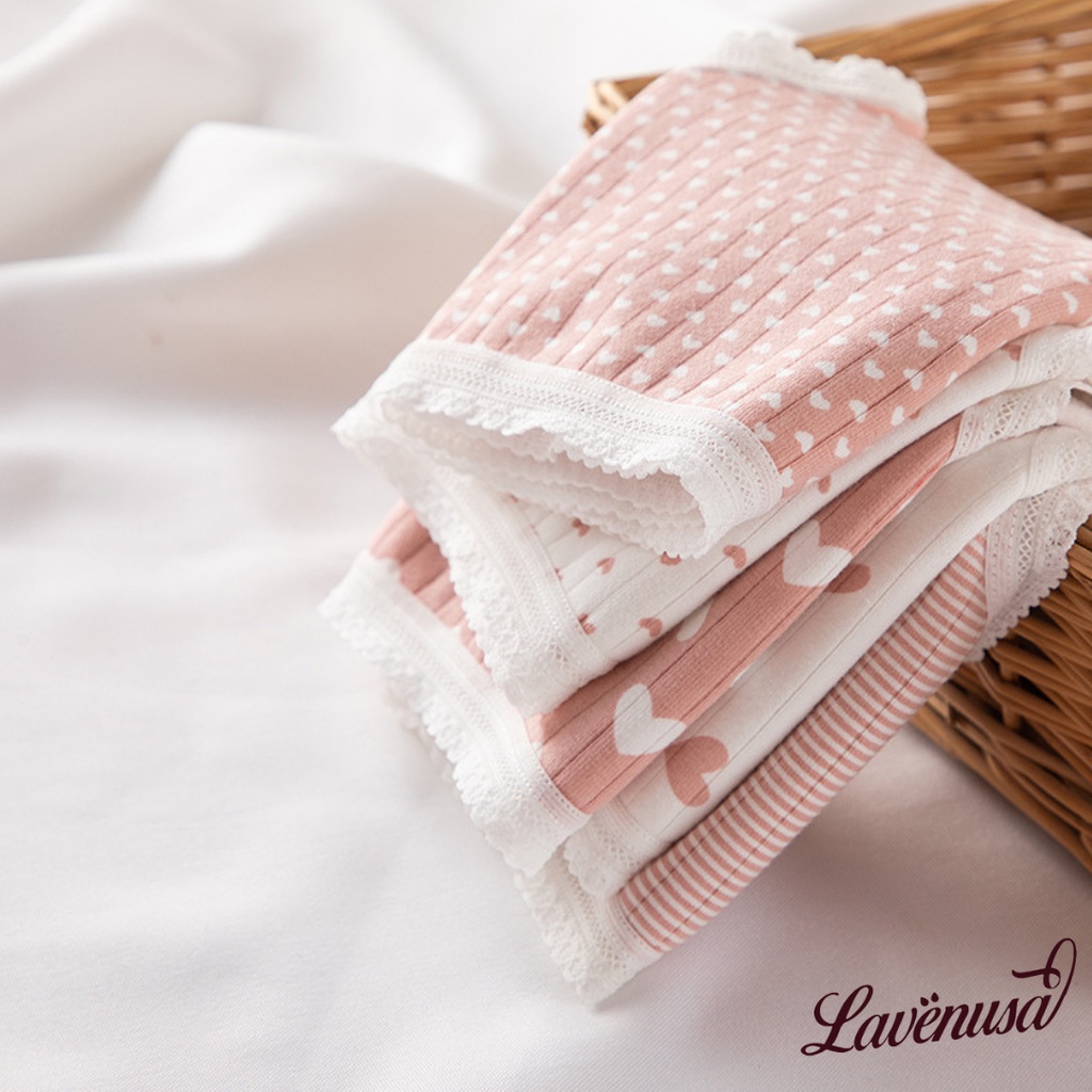 Quần lót nữ Cotton cao cấp cute dễ thương thoáng khí mềm mại LAVENUSA QL28