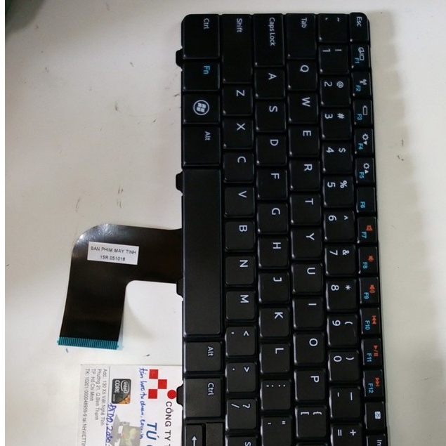 Bàn phím Laptop DELL N5010 (Số rời, có 2 ốc - Dể gắn)