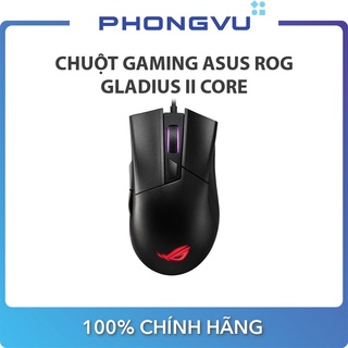 Chuột gaming asus rog gladius ii core - bảo hành 24 tháng