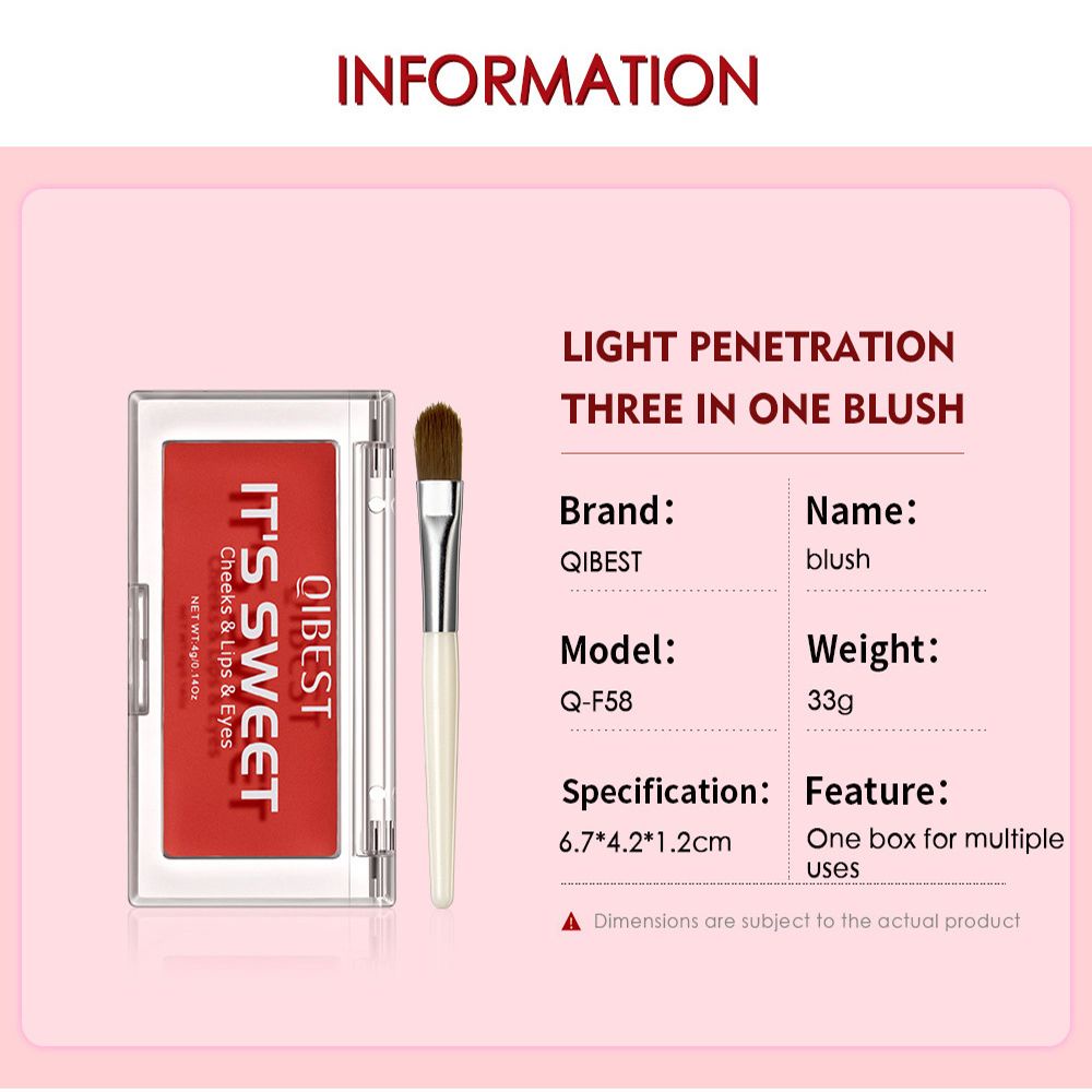 (Hàng Mới Về) Bảng Phấn Mắt / Má Hồng / Bắt Sáng / Phấn Mắt 3 Trong 1 Lì Kháng Nước Lâu Trôi | BigBuy360 - bigbuy360.vn