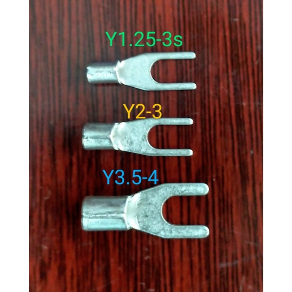 Đầu cosse Y, Cốt trần, Spade terminals, Cos Y tốt