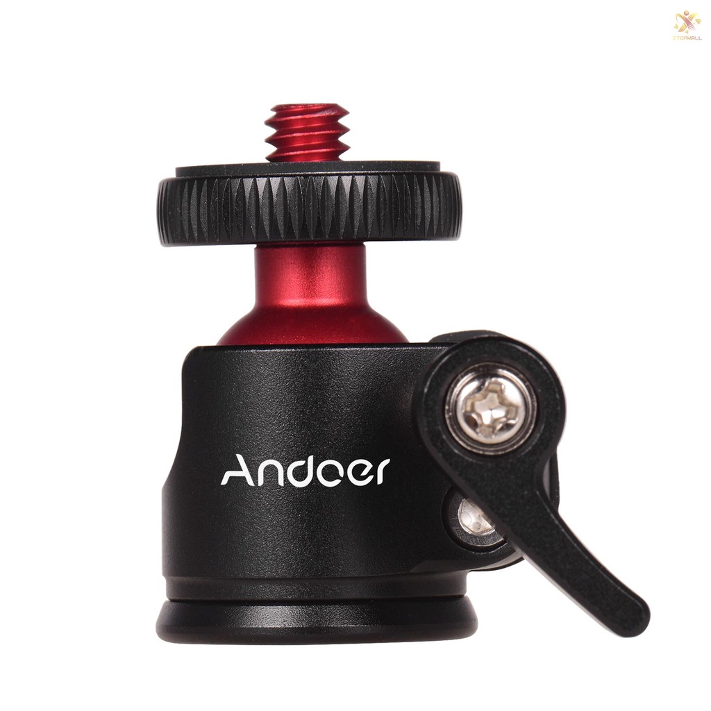 ET Andoer Mini Tripod Ball Head 360 Degree Swivel for DSLR Camera