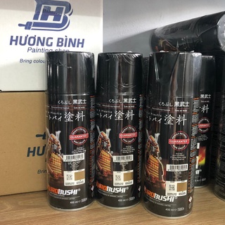 [COMBO 3 CHAI] SƠN SAMURAI COMBO SƠN MÀU ĐEN BÓNG [UCH210 109 128]