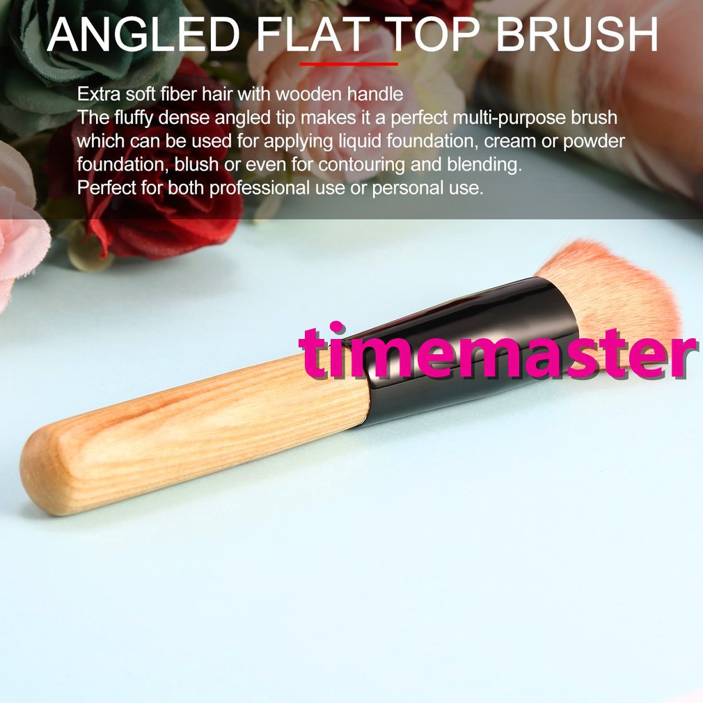 [Hàng mới về] Cọ trang điểm sợi fiber mềm mịn đầu xiên thích hợp cho phấn phủ