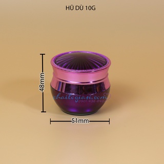HŨ DÙ TÍM RỖNG ĐỰNG MỸ PHẨM (10GRAM)