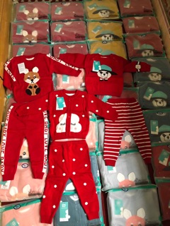 Bộ len xuất Hàn 2 lớp dày