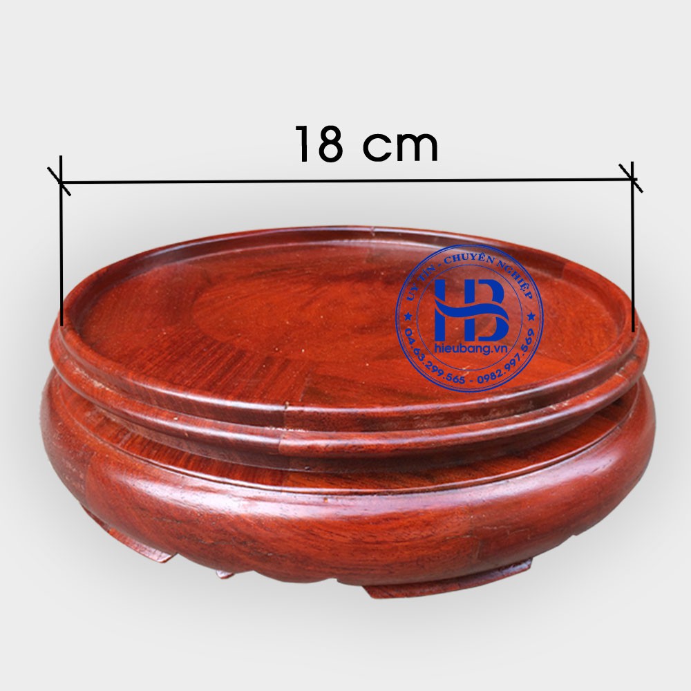 Chân đế kê bát hương đường kính 18cm