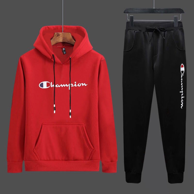 Set áo hoodie dài tay + quần dài năng động nam tính size M-4XL
