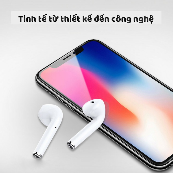 Tai nghe Bluetooth 2 bên Remax TWS AirPlus Touch tặng kèm cáp sạc Lightning (nút cảm ứng)