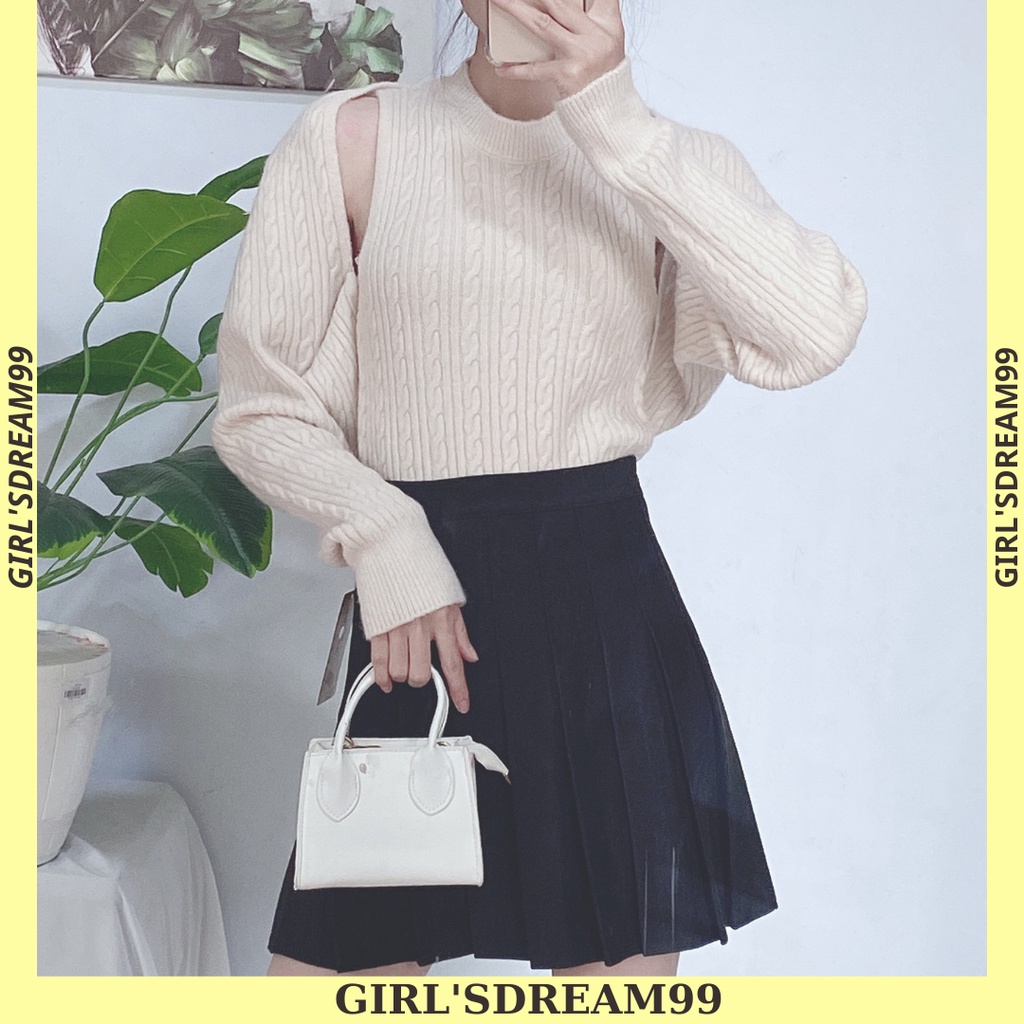 Áo Len Kiểu GIRL’S, Sét Len 2 Món-Len Thừng | Ảnh Thật+Video | BigBuy360 - bigbuy360.vn