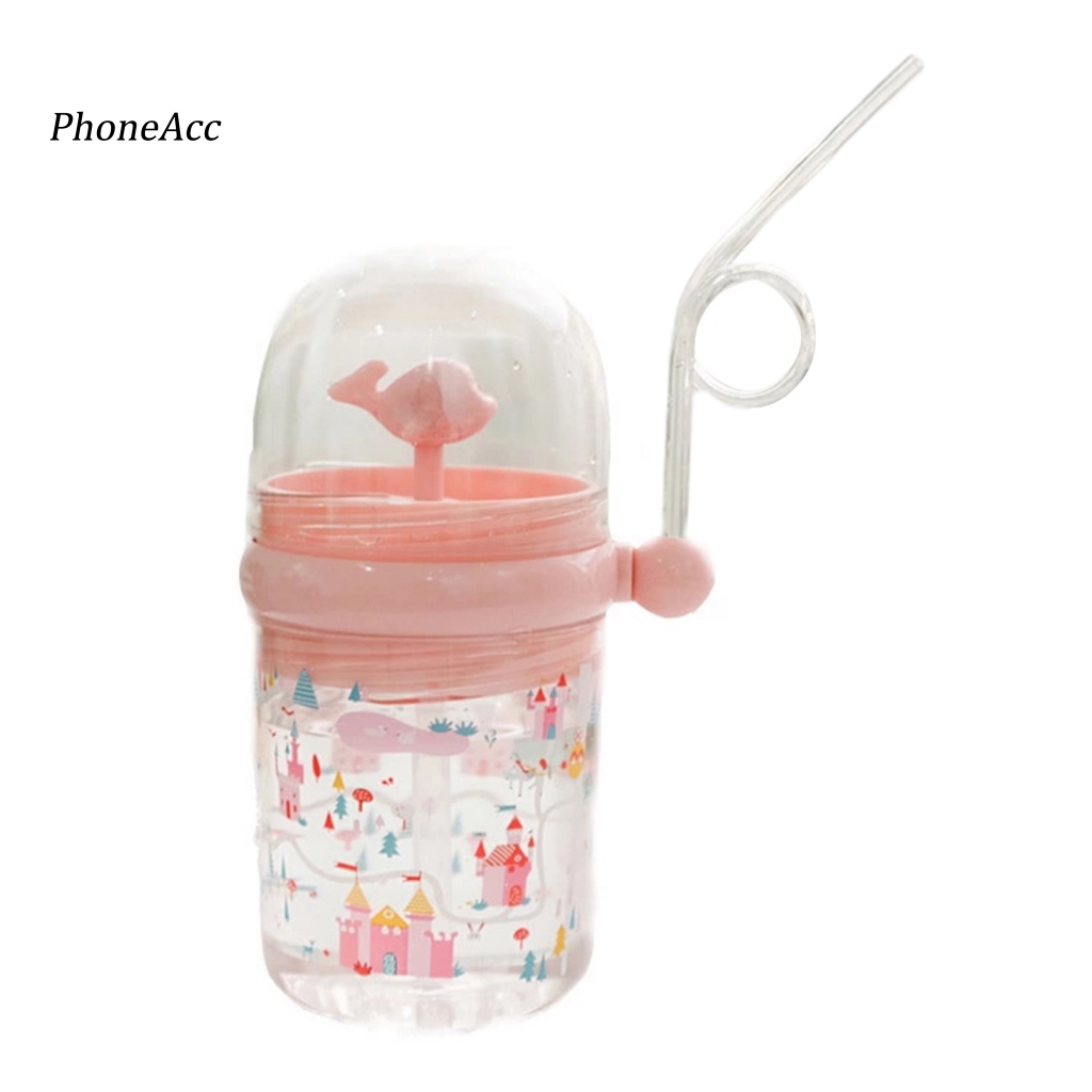 Bình Nước 250ML Kèm Ống Hút An Toàn Thực Phẩm Cho Bé