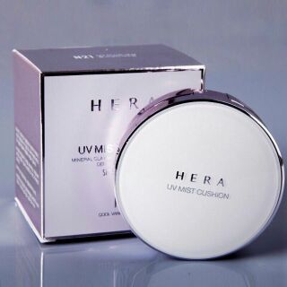 🎀🎀phấn nước hera uv mist cushion cover sps50+/pa+++: tặng kèm 1 lõi
