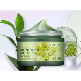 [RẺ VÔ ĐỊCH] Mặt nạ dưỡng da cấp ẩm thải độc tmụn trứng cá, mụn đầu đen bùn đậu xanh Laikou Mung Bean Mud Mask 125g