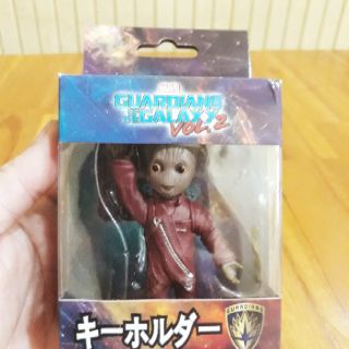 Móc khóa Groot vẫy tay.