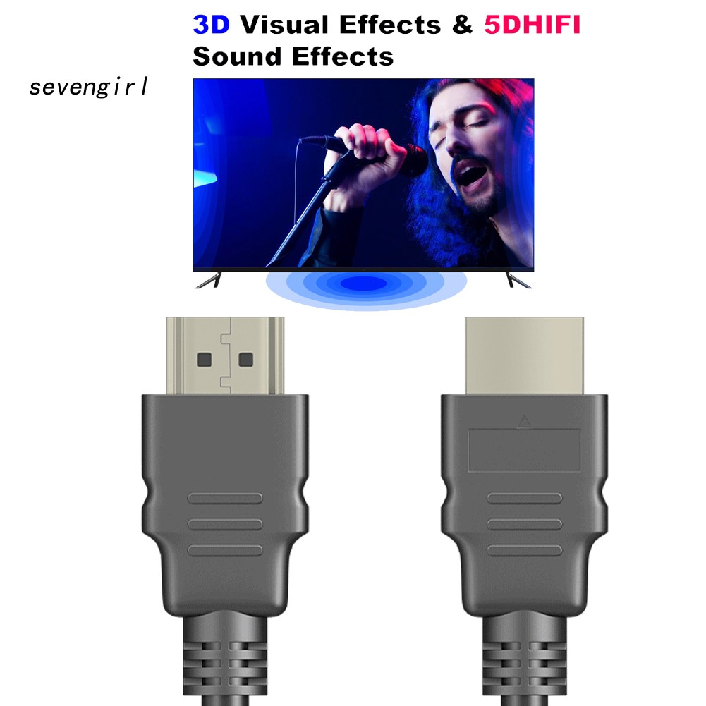 Dây Cáp HDMI Tốc Độ Cao 1 / 1.5m HD 1080P 3D Cho Máy Chiếu PS3