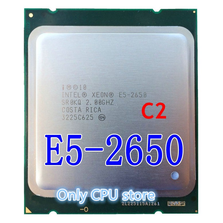 CPU E5 2650, 2670, 2680, 2689, 2690, chip máy tính, Socket 2011 chạy trên main X79 V1 V2 cho main Server ,Workstation