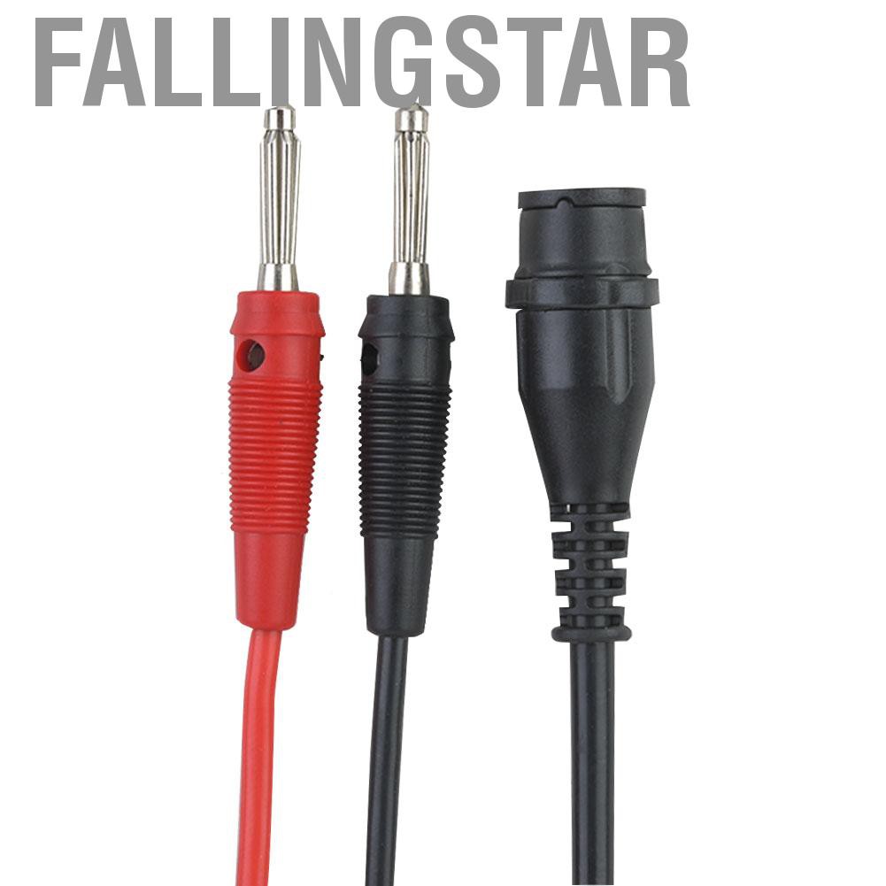 Fallingstar P1203 BNC Male Plug to Banana Coaxial Cable Oscilloscope Test Lead 120cm