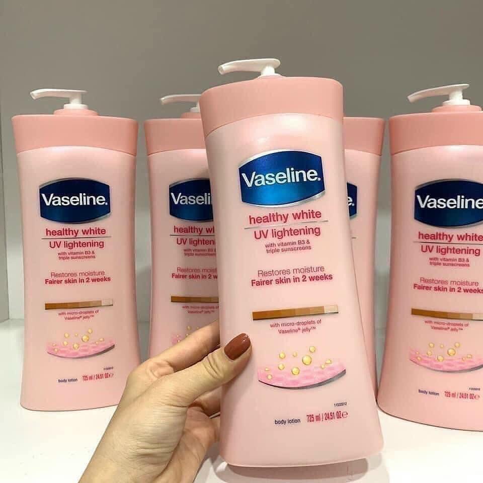 [Hàng Chính Hãng]Sữa Dưỡng Thể Vaseline Healthy White UV Lightening 725ml dưỡng da sáng khỏe mịn màng | BigBuy360 - bigbuy360.vn