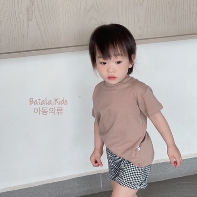 Áo Phông Cotton Batala Kids cho bé trai bé gái kiểu dáng thụng Hàn Quốc