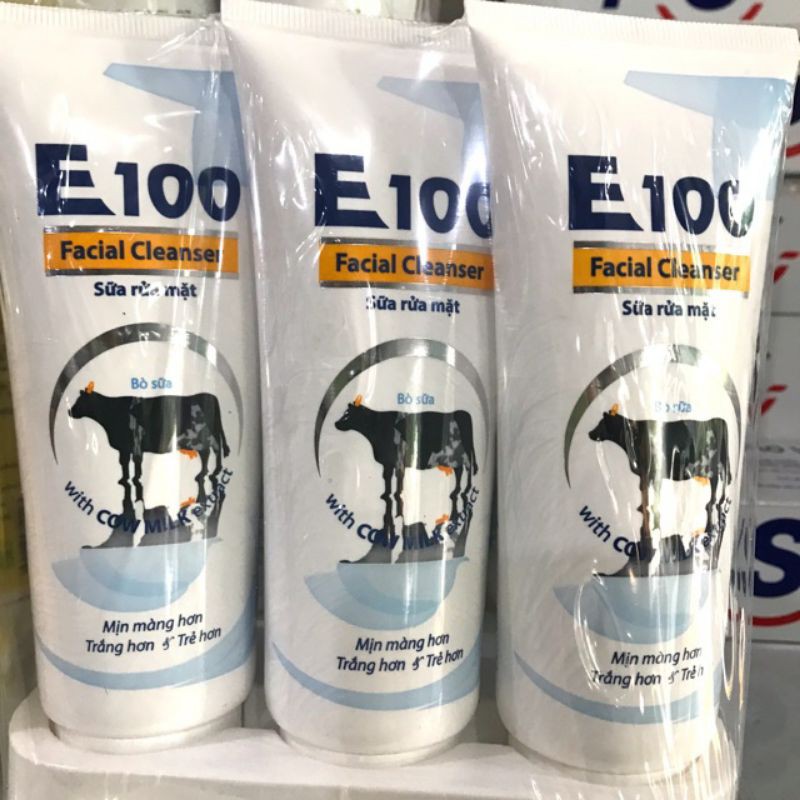 Sữa rữa mặt E100 sữa bò 80ml