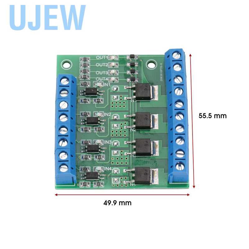 Bảng Mạch Khuếch Đại Âm Thanh Plc 4ch Mos Fet 3-20v ~ 3.7-27vdc