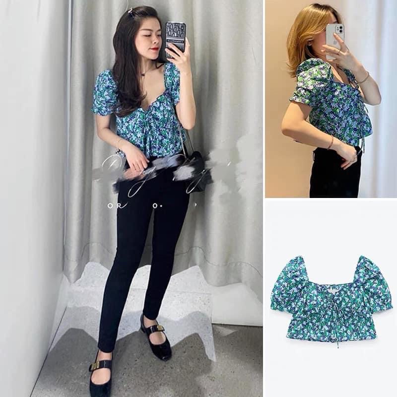 ÁO HOA ZARA AUTH SIZE M