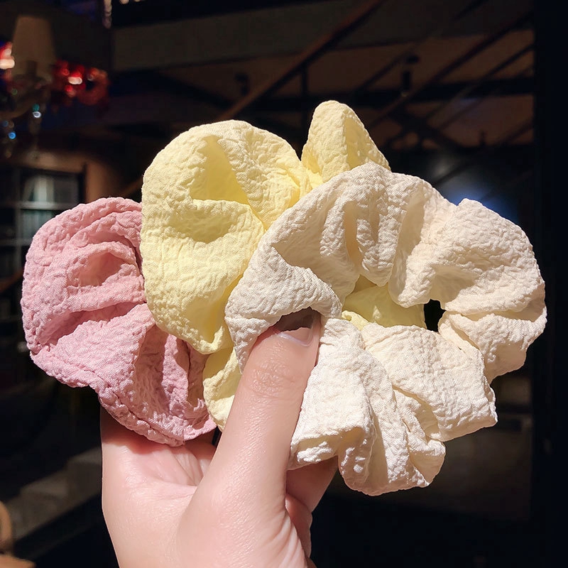 Dây Cột Tóc Cỡ Lớn Phong Cách Hàn Quốc Thời Trang Cho Nữ