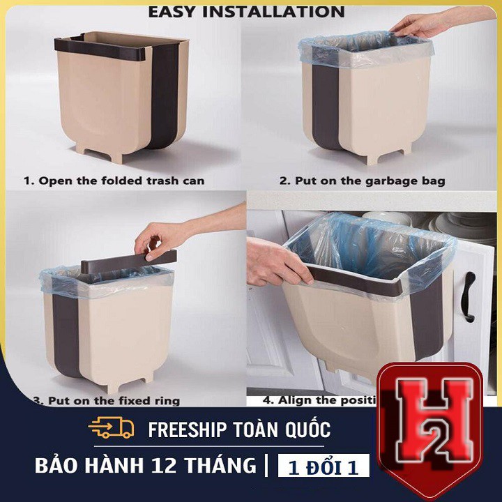 [Xả Kho] Sọt Rác Treo Gấp Gọn Loại 6 Lít Tiện Dụng - 31