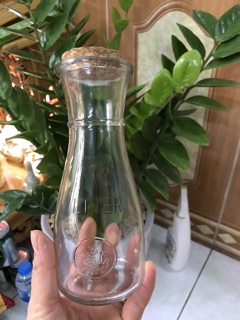6 Chai sinh tố thủy tinh dáng eo 350ml