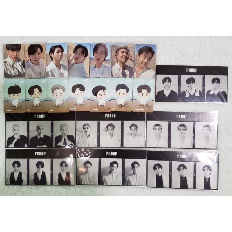 Ảnh quà Pre Weverse BTS PRoof