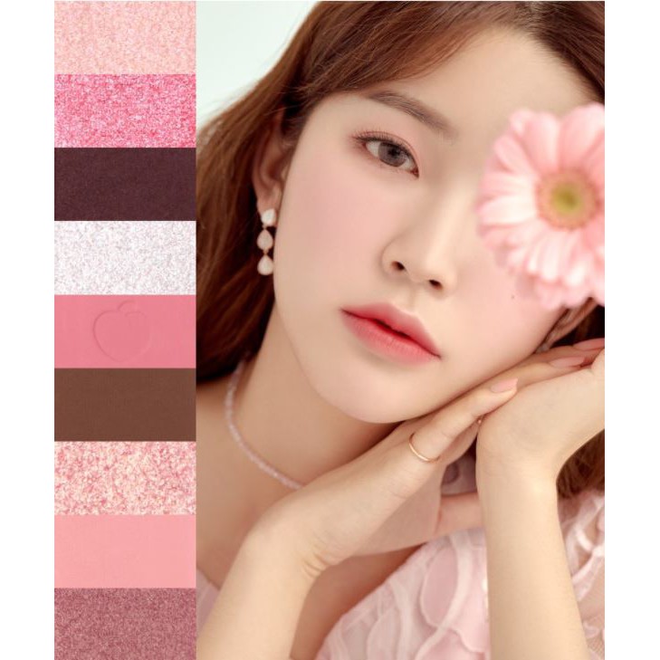 [PHIÊN BẢN GIỚI HẠN][Blossom Edition] Bảng Phấn Mắt 9 Màu Siêu Xinh Peach C Eyeshadow Palette Blossom Edition 66g