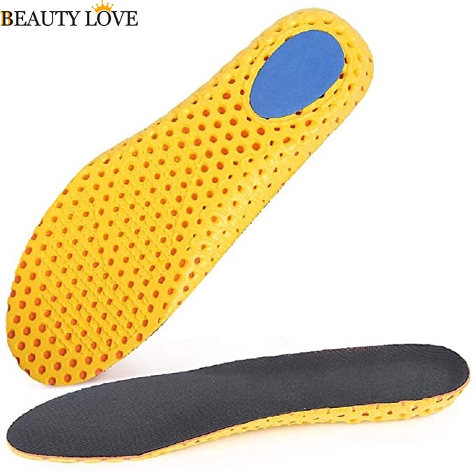 Đế Lót Giày Thể Thao Mềm Mại 4D Thoáng Khí Cho Nam Nữ