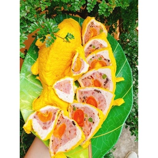 Chả cá chép bách hoa trứng muối