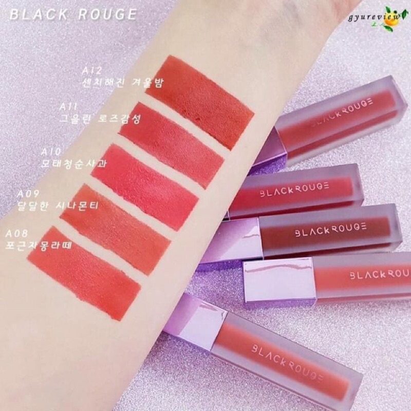 Son Black Rouge full bảng màu từ ver1-ver7