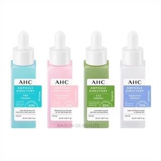 TINH CHẤT AHC AMPOULE DIRECTORY PHA / NIACINAMIDE / CICA / HYALURONIC SOLUTION (20ML)