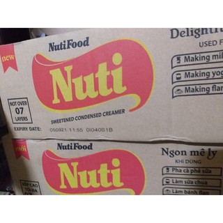 SỮA ĐẶC CÓ ĐƯỜNG NUTI NUTIFOOD HỘP GIẤY 385G x24