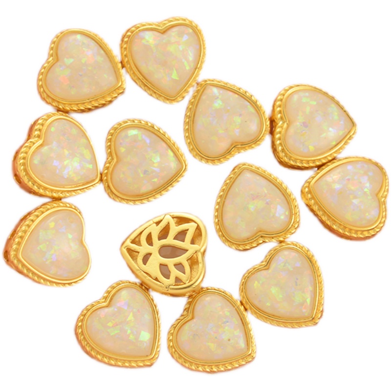 Phụ Kiện Trang Sức Hình Trái Tim Phong Cách Nepal Cổ Điển