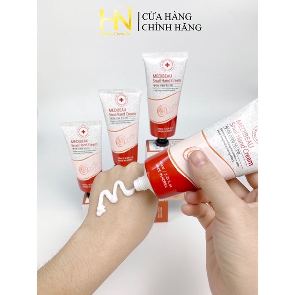 Kem dưỡng da tay ốc sên Hàn Quốc MEDIBEAU SNAIL HAND CREAM