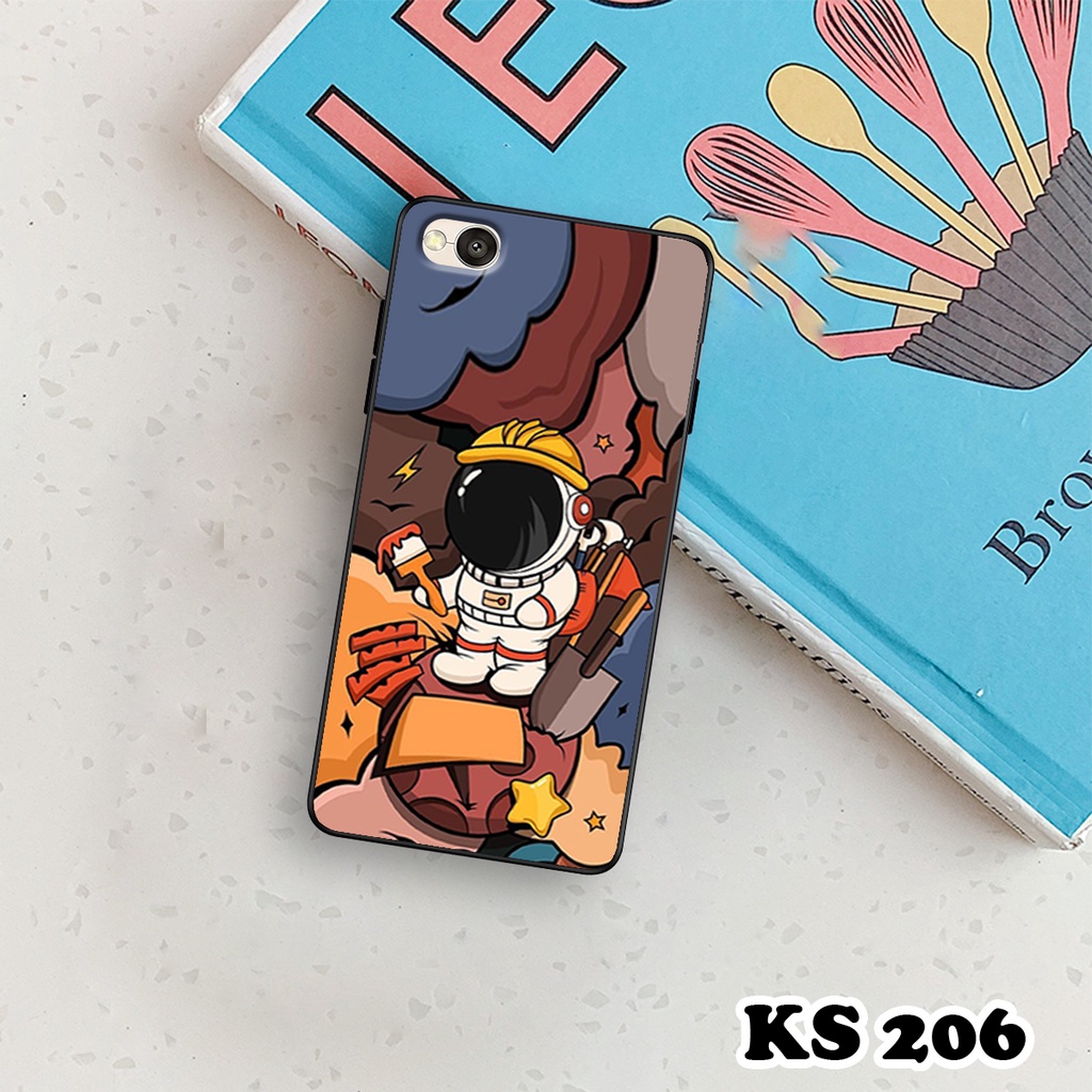 Ốp lưng Xiaomi Redmi 4 - Redmi 4A - Redmi 4X - Ốp in hình Phi hành gia cực hot