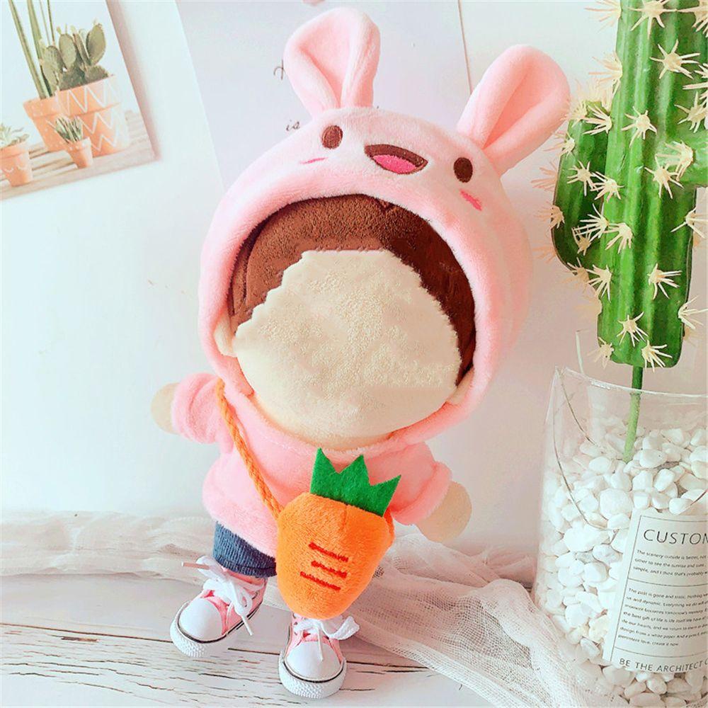 Bộ Trang Phục Búp Bê 20CM Chất Liệu Mềm Mại Phong Cách Thần Tượng Hàn Quốc Kèm Quần Áo Đáng Yêu