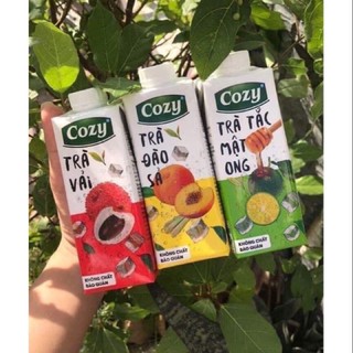 Trà COZY 3 vị : Trà Đào cam sả - Trà Tắc mật ong - Trà Vải (225m)